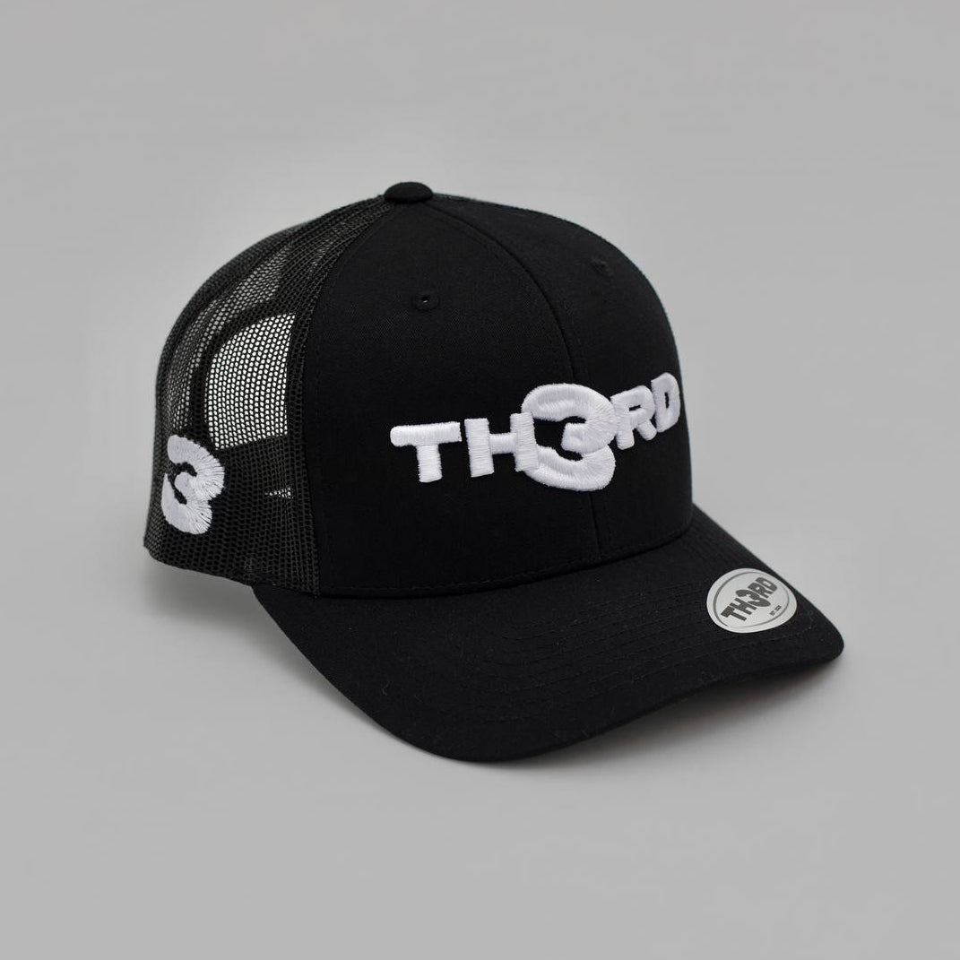 Black Trucker Cap