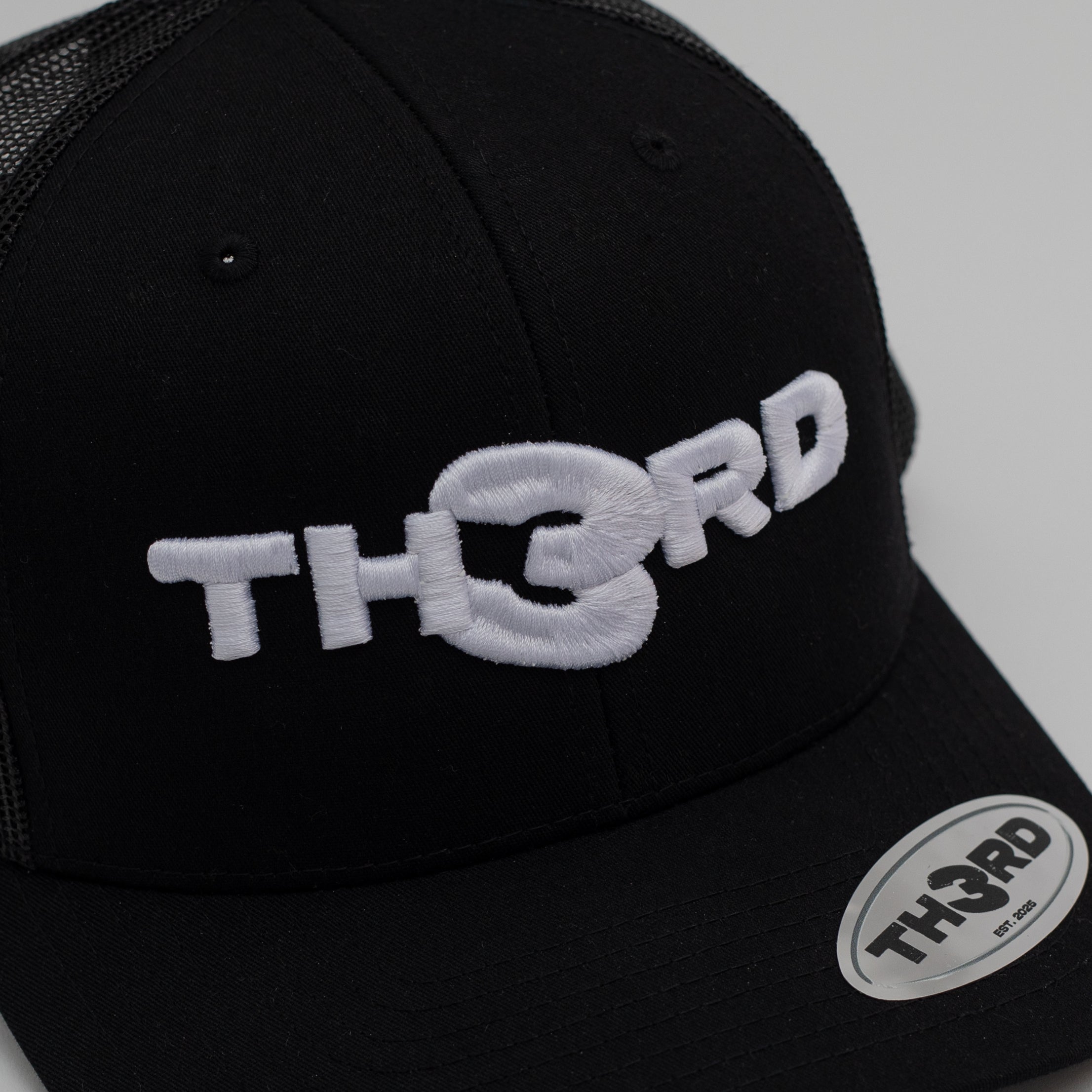 Black Trucker Cap